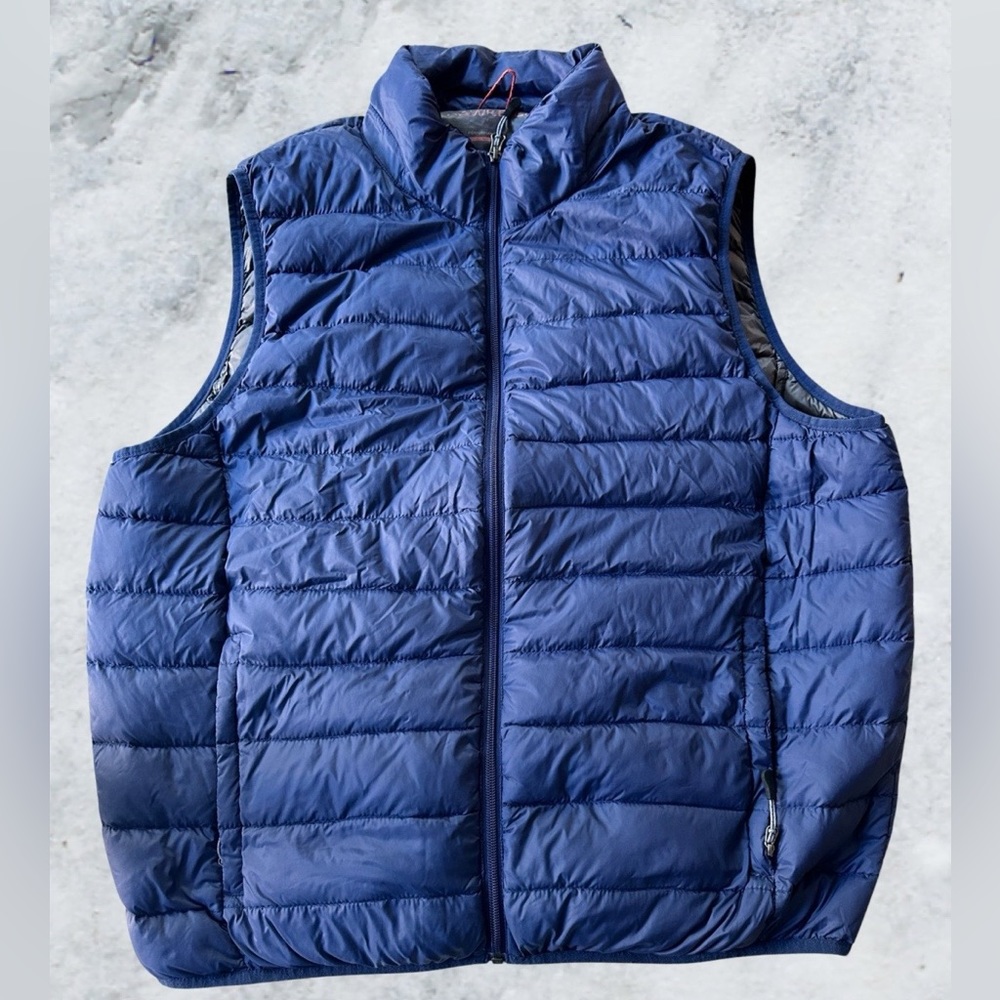 Men’s Hawke & Co. Down vest Navy blue size L GUC